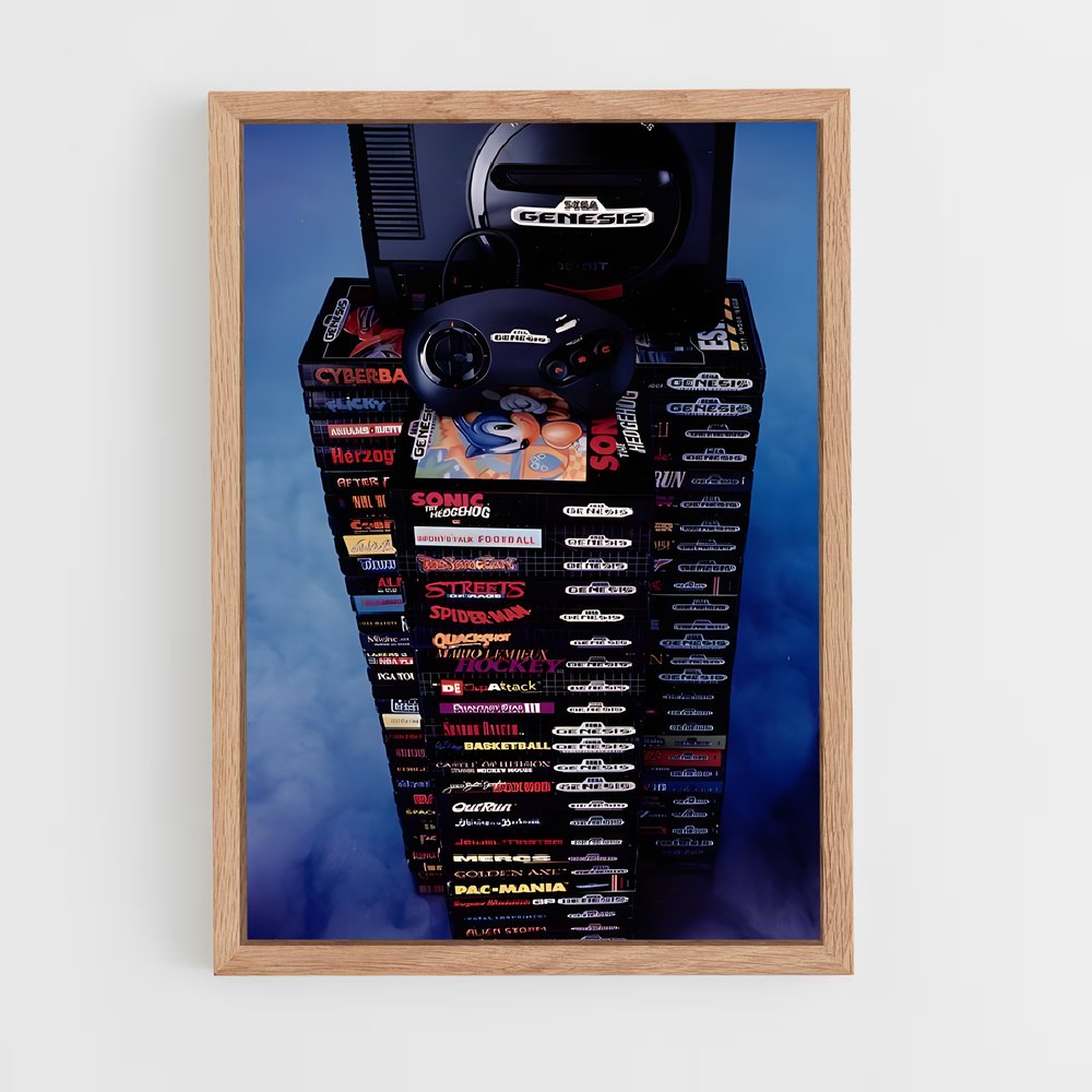Poster Sega genesis – affiche Consoles (vue 4)
